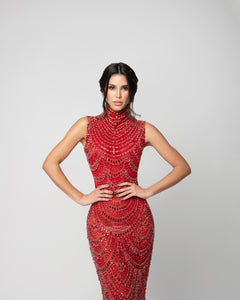 Indu Red Dress - SOLD OUT