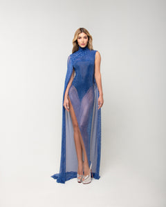 Swarovski Blue Net Dress