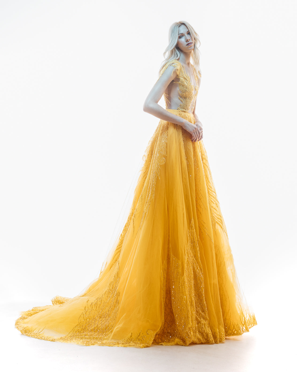 The Grandiose Gold Dress